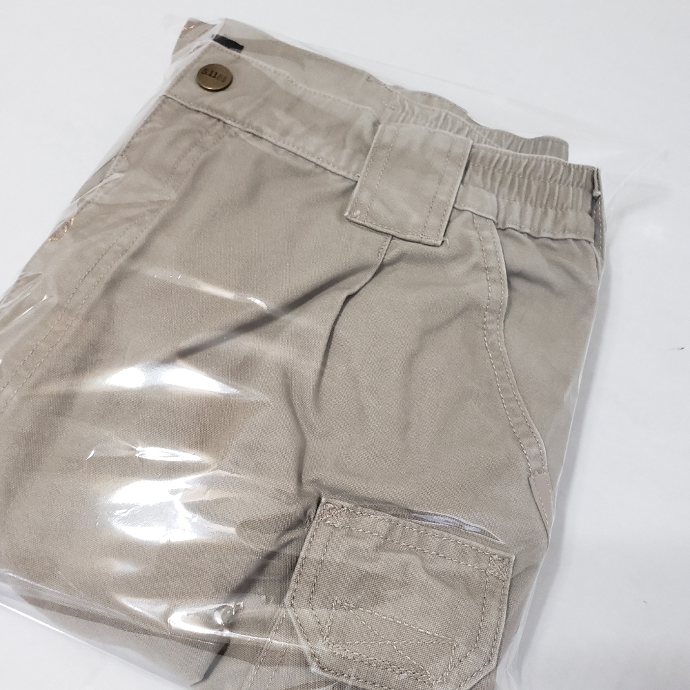 5.11 Tactical Cargo Workwear Pant Men's 34x36 Beige Tan 100% Cotton preowned - Picture 9 of 9